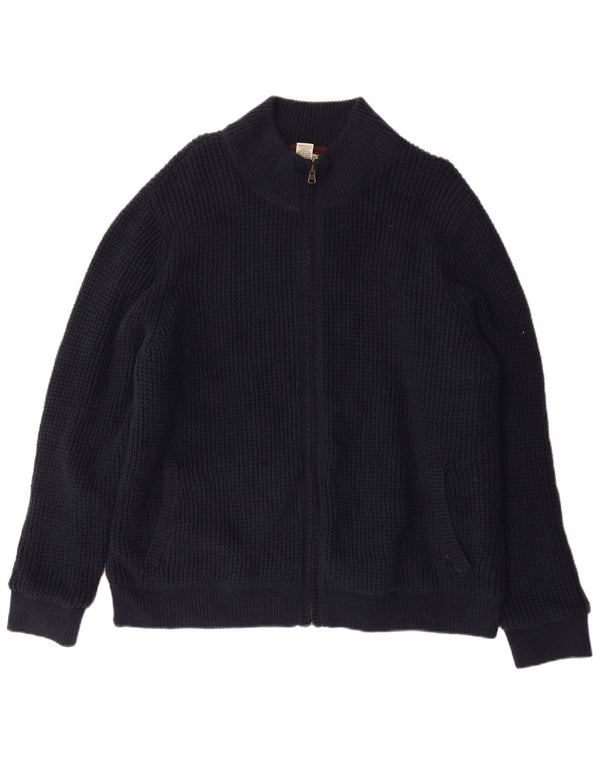 L.L.Bean Herre cardigan sweater XL marineblå bomuld