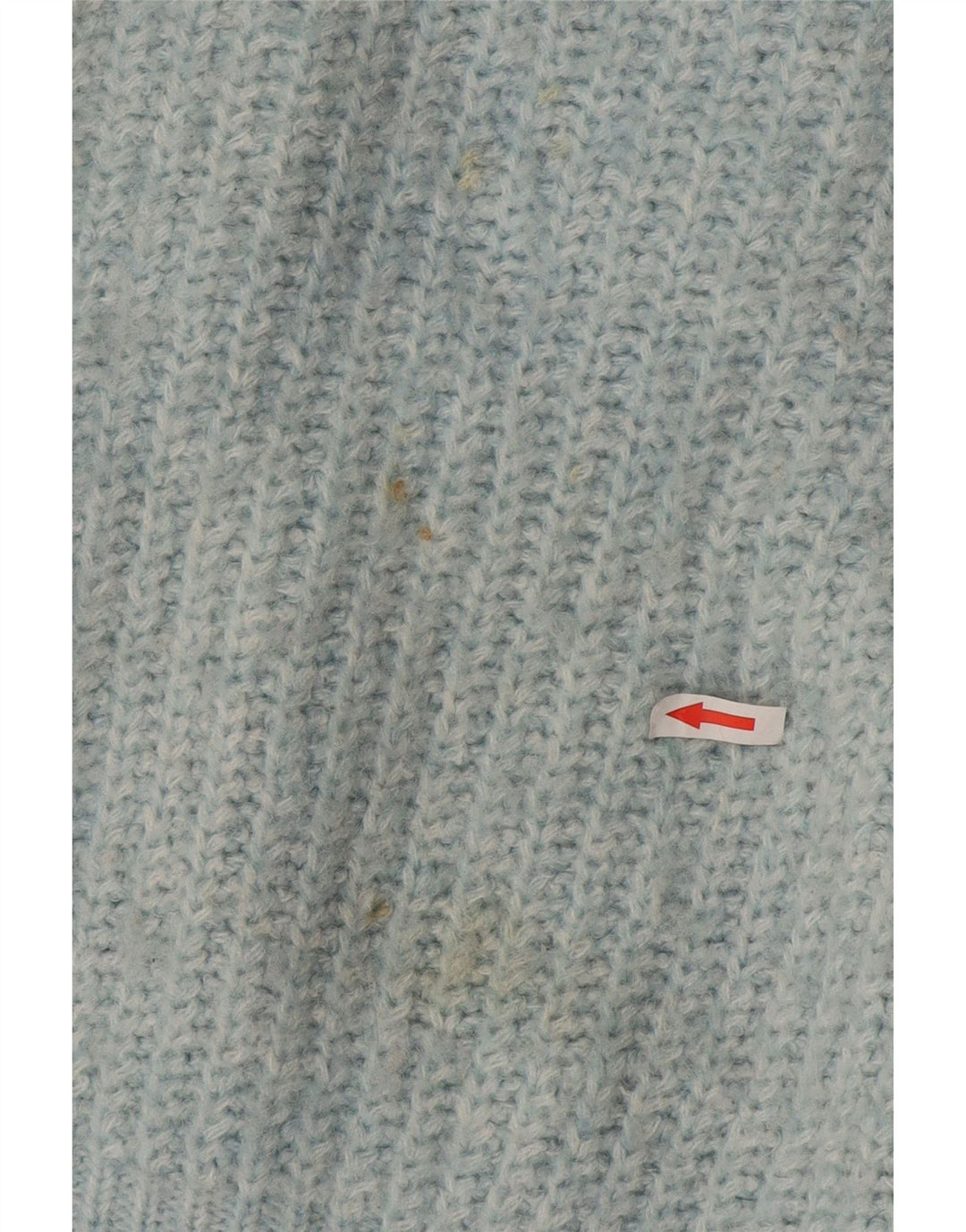 Zara Dame Oversized Boat Neck Jumper Sweater UK 14 Medium Blue Polyester