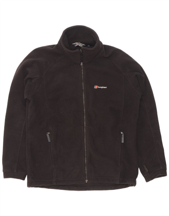 Berghaus Herre Liner Fleece Jakke UK 40 Stor Sort Polyester