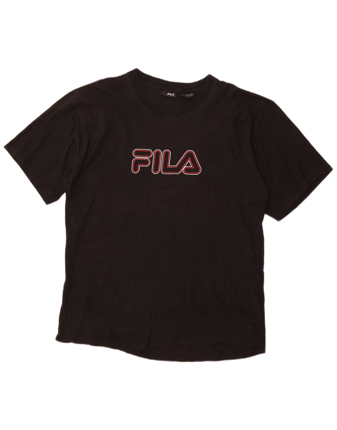 FILA Herre Grafisk T-Shirt Top XL Sort