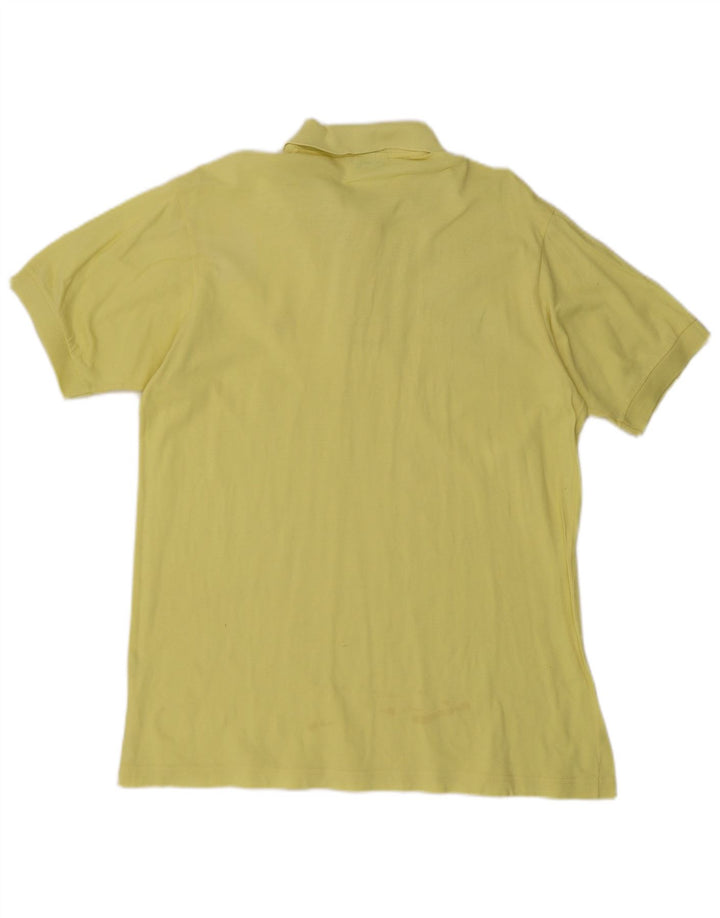 SERGIO TACCHINI Mens Polo Shirt  Large Yellow