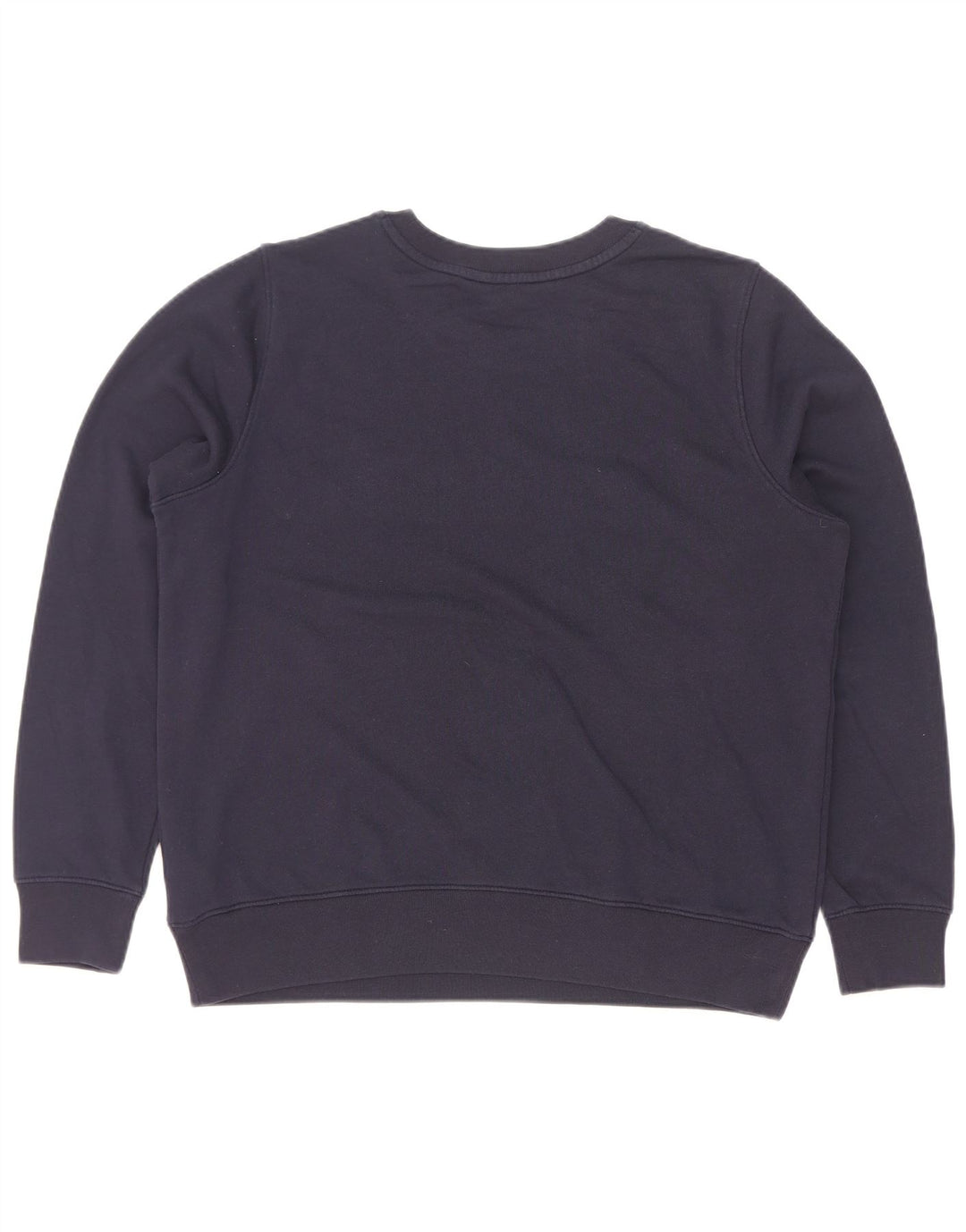 Marks & Spencer Dame Grafisk Sweatshirt Jumper UK 14 Large Navy Blue