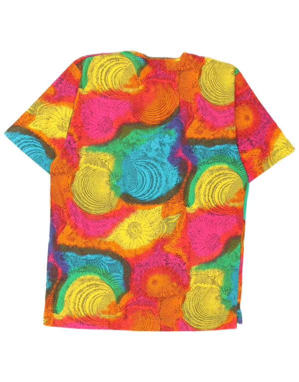 Kappa Herre grafisk T-shirt Top Stor flerfarvet Tie Dye Bomuld