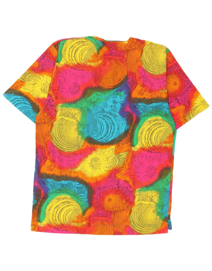 Kappa Herre grafisk T-shirt Top Stor flerfarvet Tie Dye Bomuld