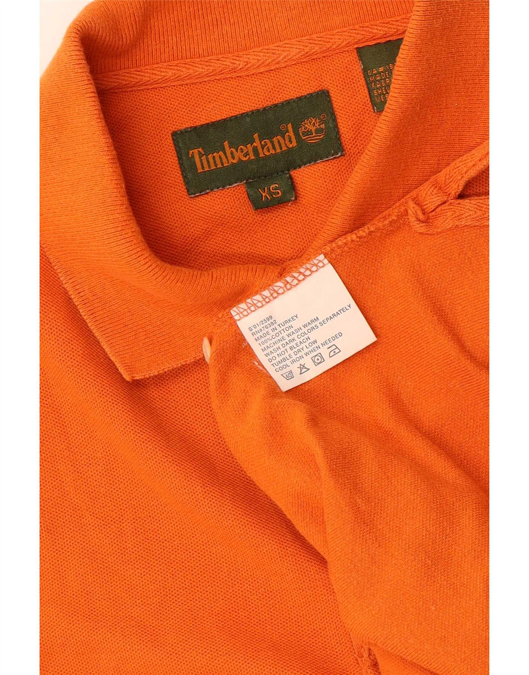 Timberland Polo Shirt til mænd XS Orange Bomuld