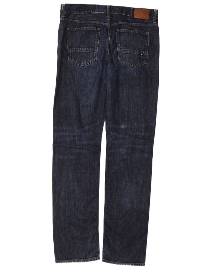 Tommy Hilfiger Herre Mercer Regular Fit Straight Jeans W34 L34 Marineblå