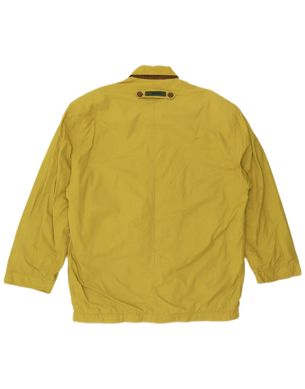 Navigare Herre Utility Jacket UK 40 Large Yellow Cotton