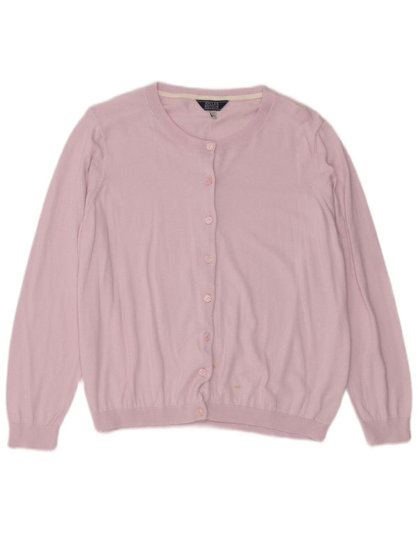 Joules Dame Cardigan Sweater UK 20 2XL Pink Bomuld