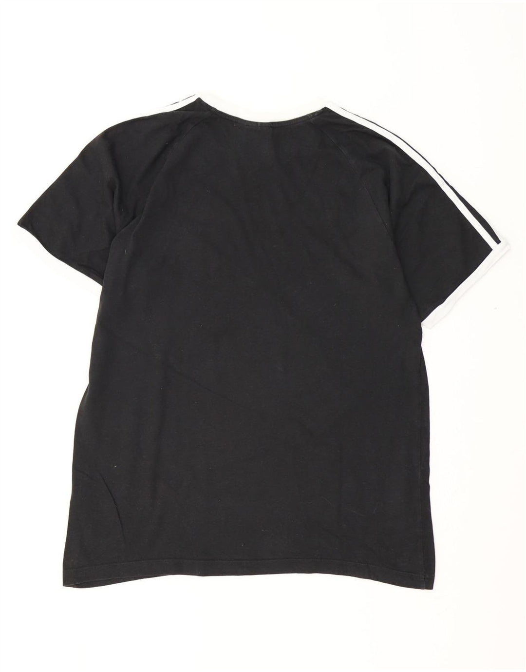 ADIDAS Herre T-Shirt Top Stor Sort Bomuld