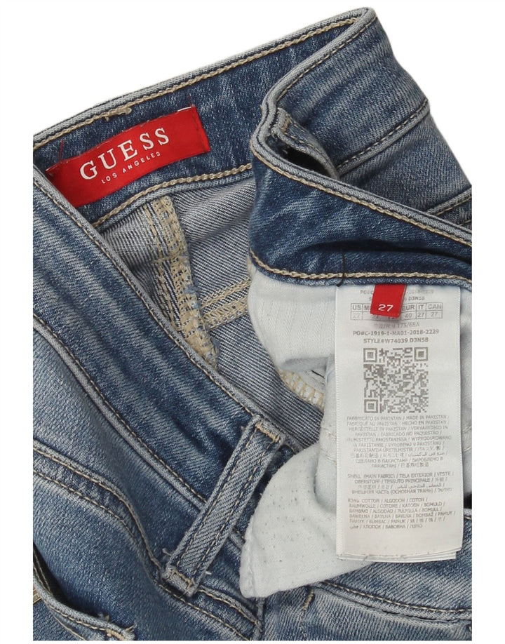Guess lige damejeans W27 L28 blå bomuld