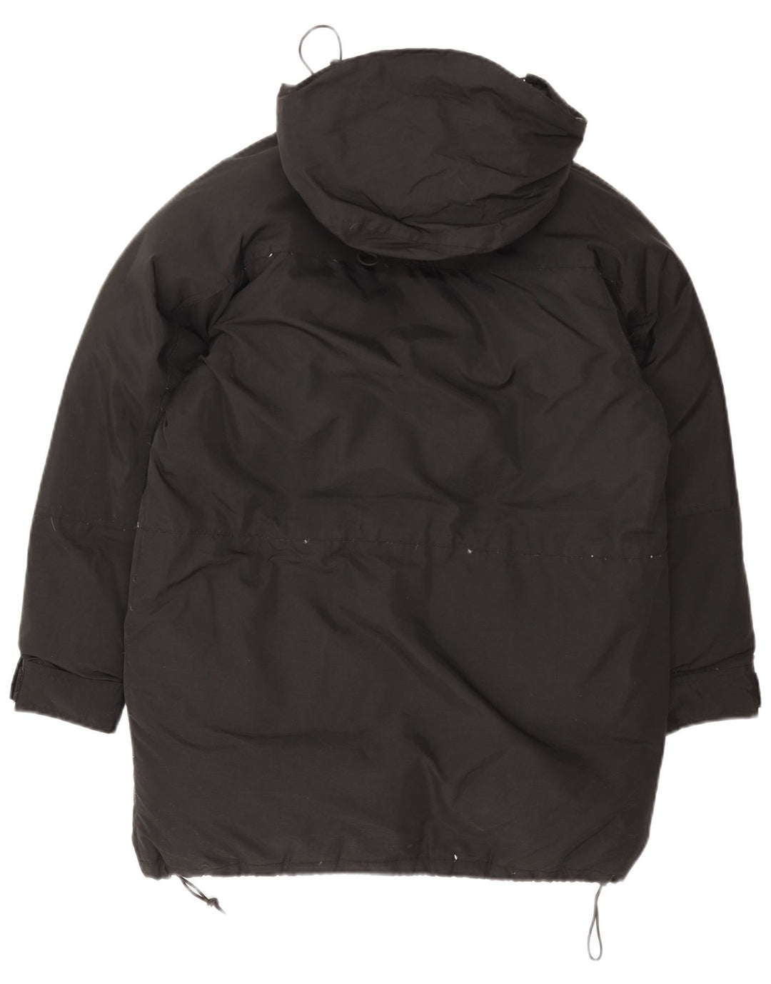 Calvin Klein Dame Hætte Oversized Polstret Frakke UK 10 Small Black Nylon