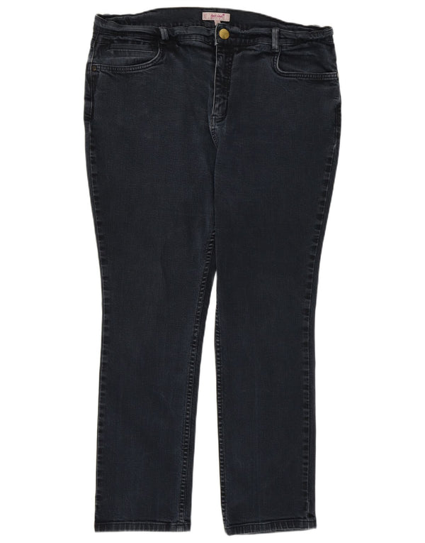 Marks & Spencer Dame Per Una Slim Jeans UK 18 XL W36 L26 Marineblå Bomuld