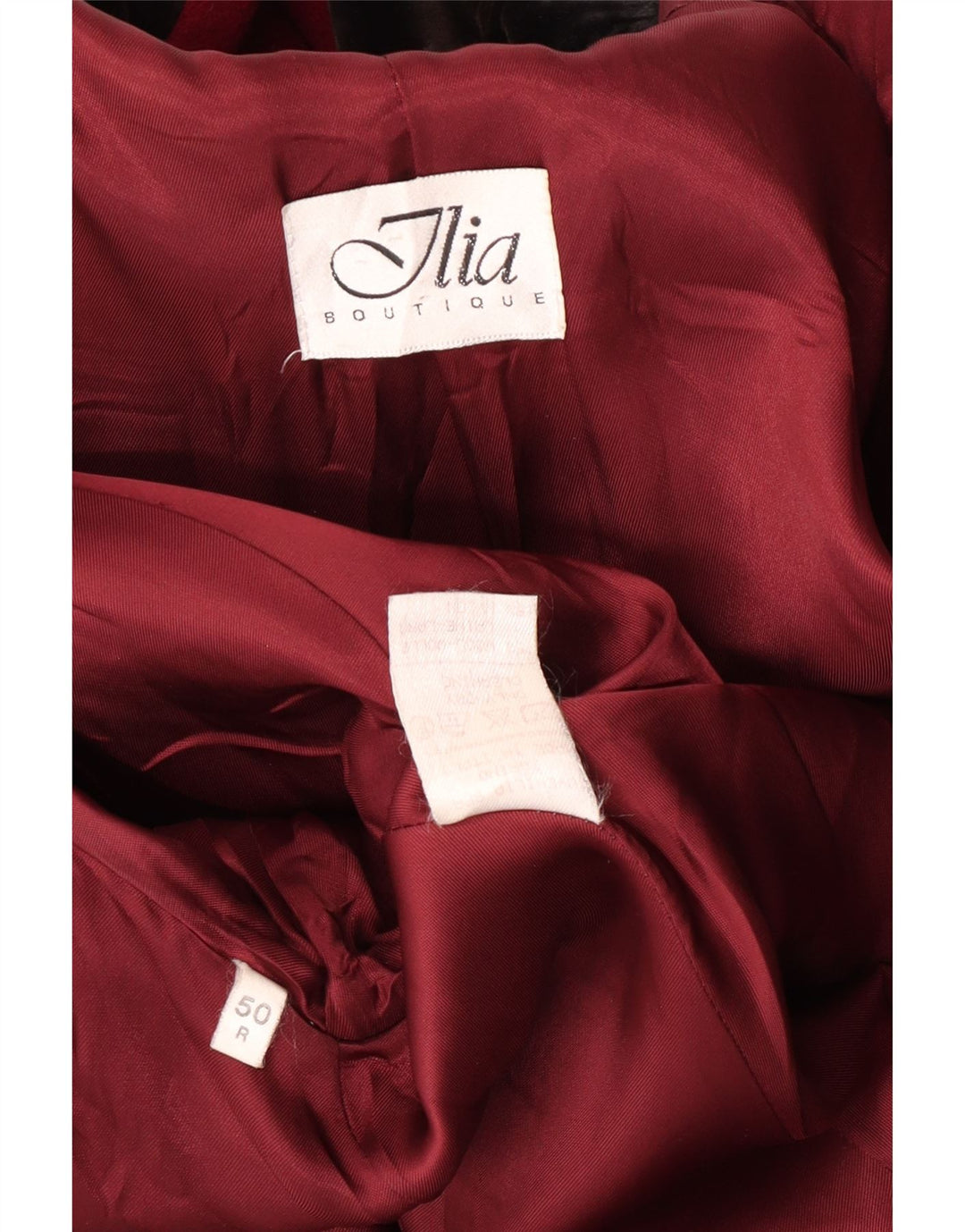 Ilia Dame Loose Fit Overfrakke IT 50 XL Rødbrun Uld