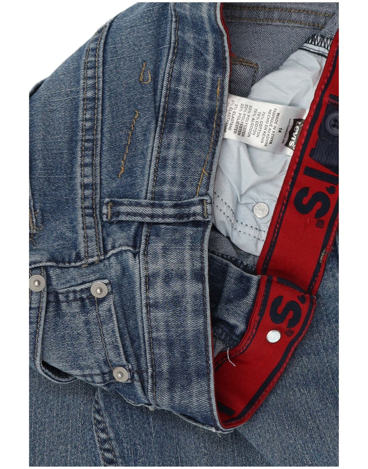 LEVI'S Boys Straight Jeans 13-14 Years W28 L26 Blue Cotton