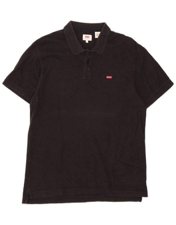 Levi's herre poloshirt Stor sort bomuld