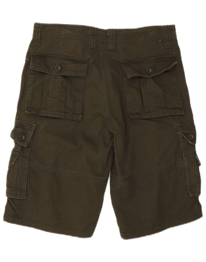 Vintage Herre Cargo Shorts W30 Medium Khaki Bomuld