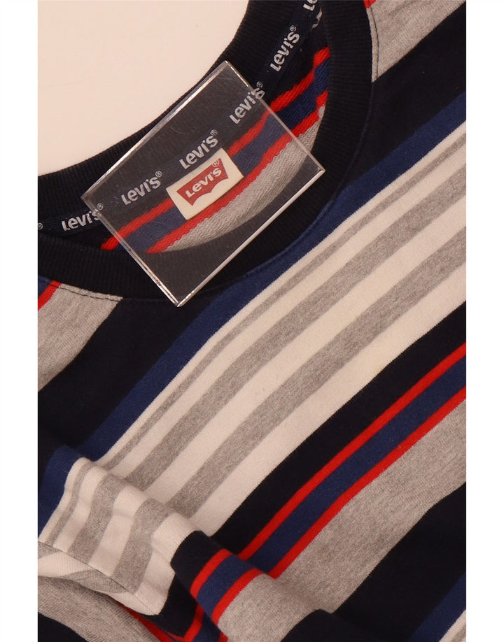Levi's Herre Sweatshirt Jumper Lille Flerfarvet Stribet
