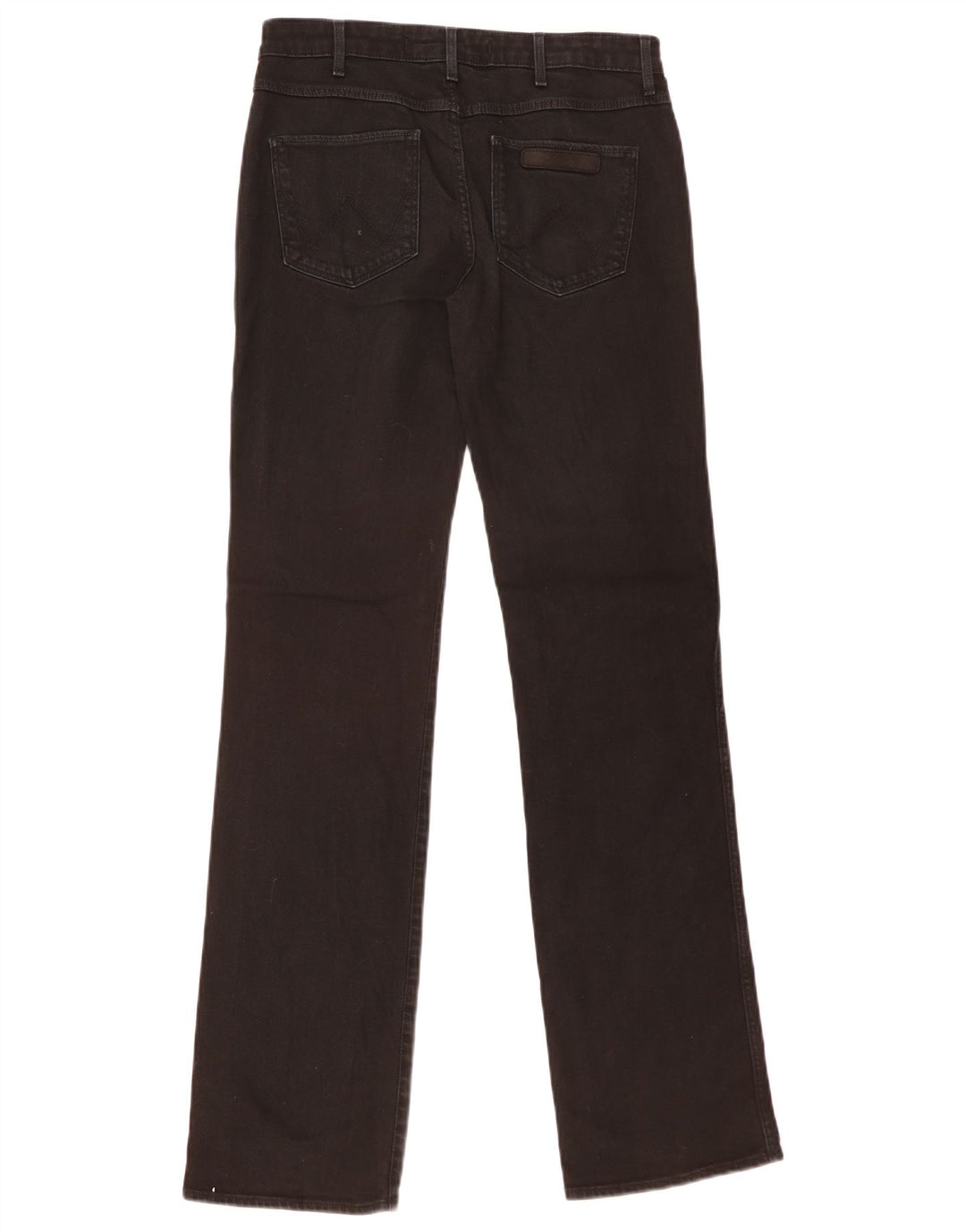 Wrangler Dame Sara Straight Jeans W28 L34 Sort Bomuld