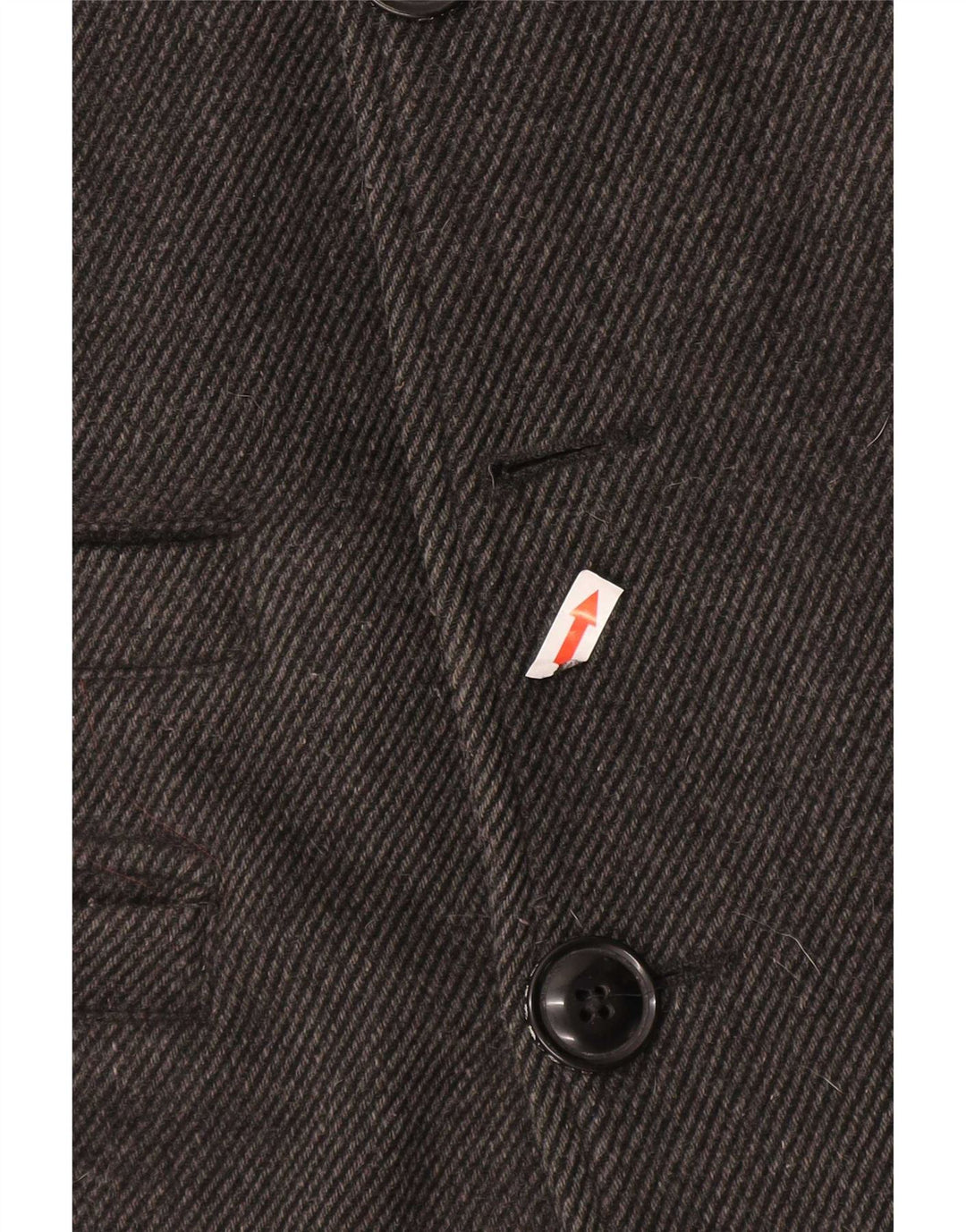Superdry Men Pea Coat UK 40 Large Grey Wool
