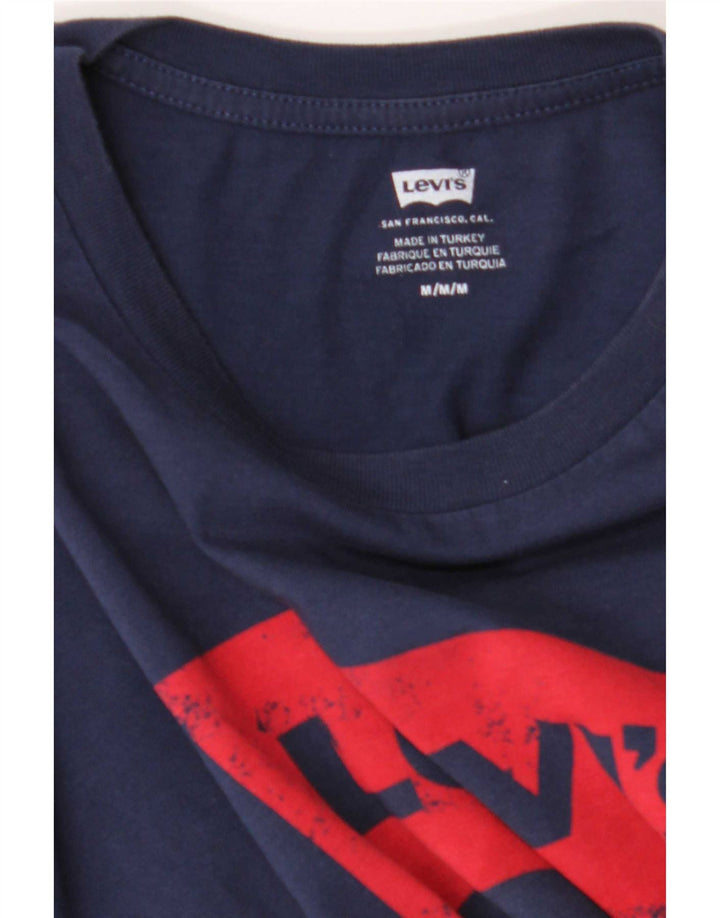 Levi's Grafisk T-shirt til mænd Top Medium Navy Blue