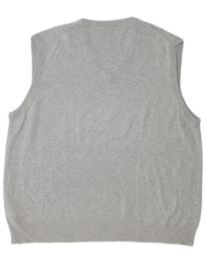 Marks & Spencer Herre Blue Harbor Vest Tank Top Stor Grå Bomuld