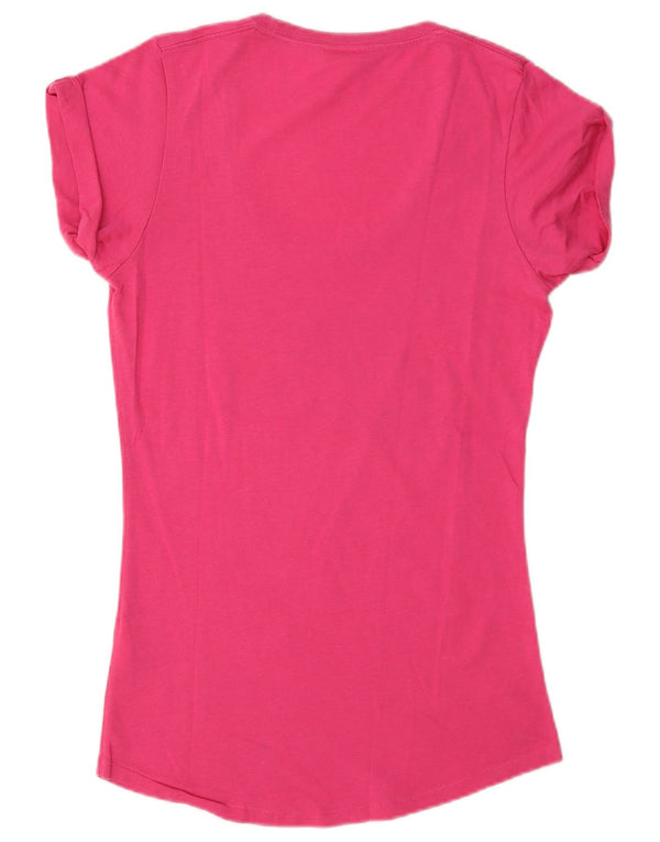 Nike oversized grafisk T-shirt top til kvinder DK 6 XS Pink Polyester