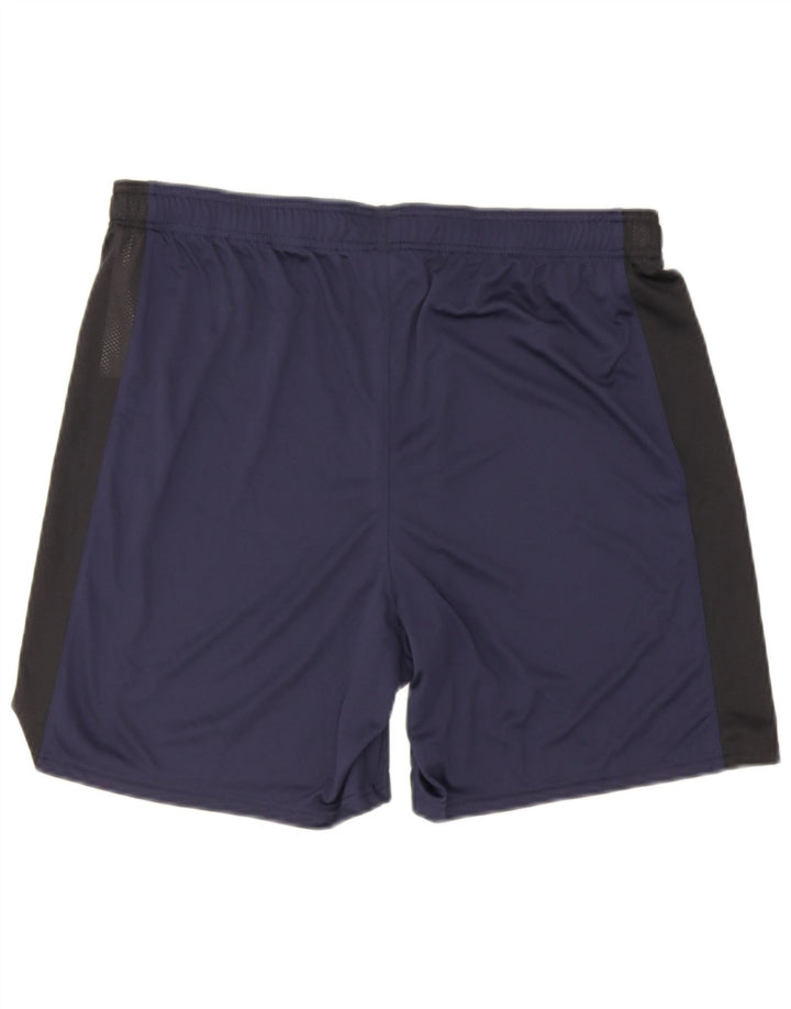 Under Armour Herre Sportshorts XL Navy Blue Colourblock Polyester
