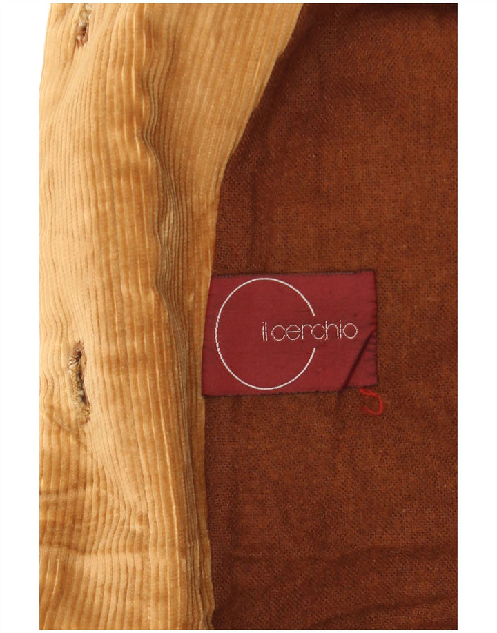 VINTAGE Dame Windbreaker Coat UK 16 Large Brown Colourblock