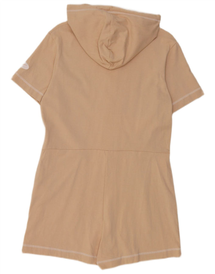 Nike Dame Hætte Playsuit UK 12 Medium Beige Bomuld