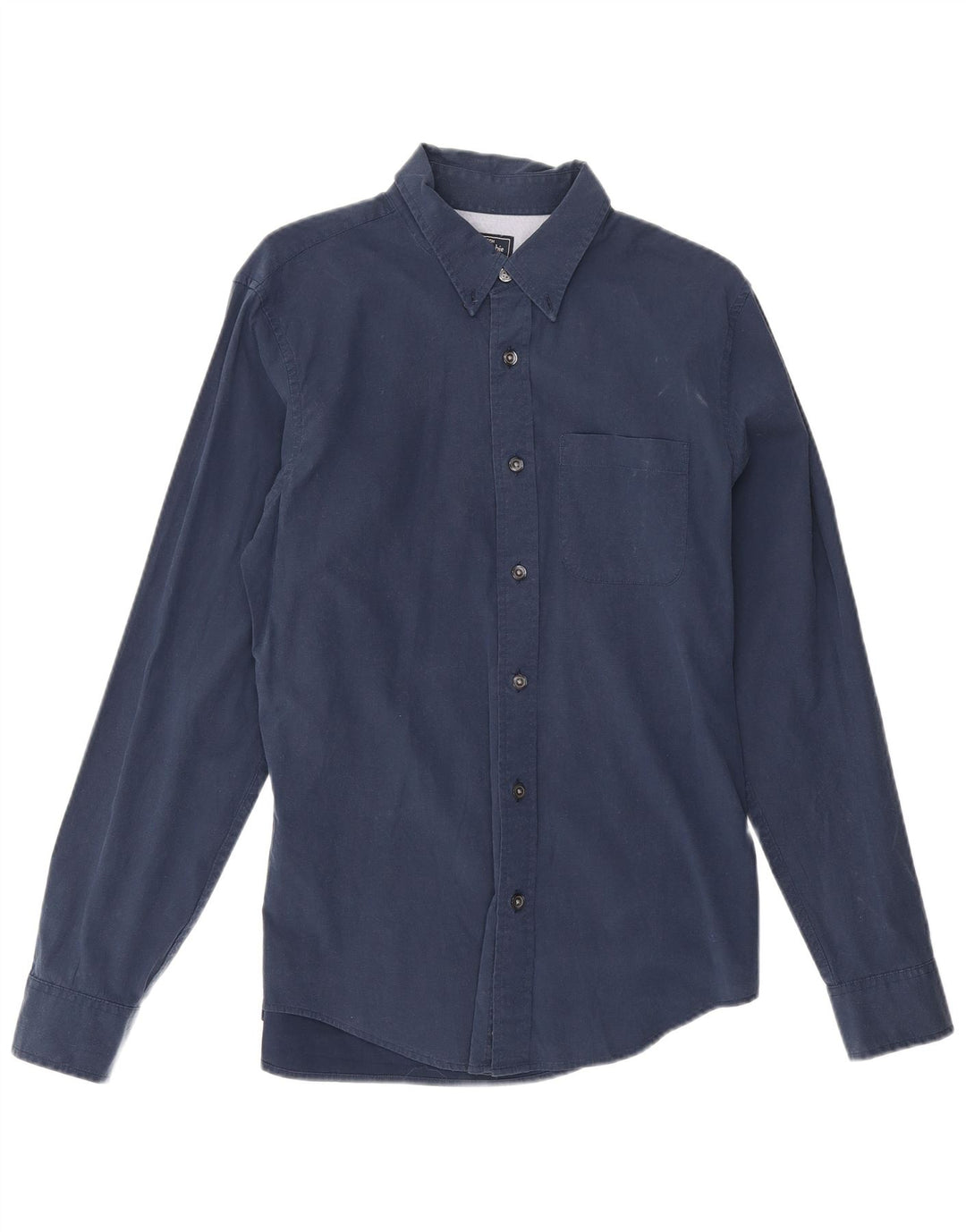Abercrombie & Fitch herreskjorte medium marineblå bomuld
