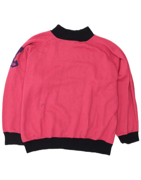 FOXHOUND Dame grafisk sweatshirt Jumper UK 16 Large Pink