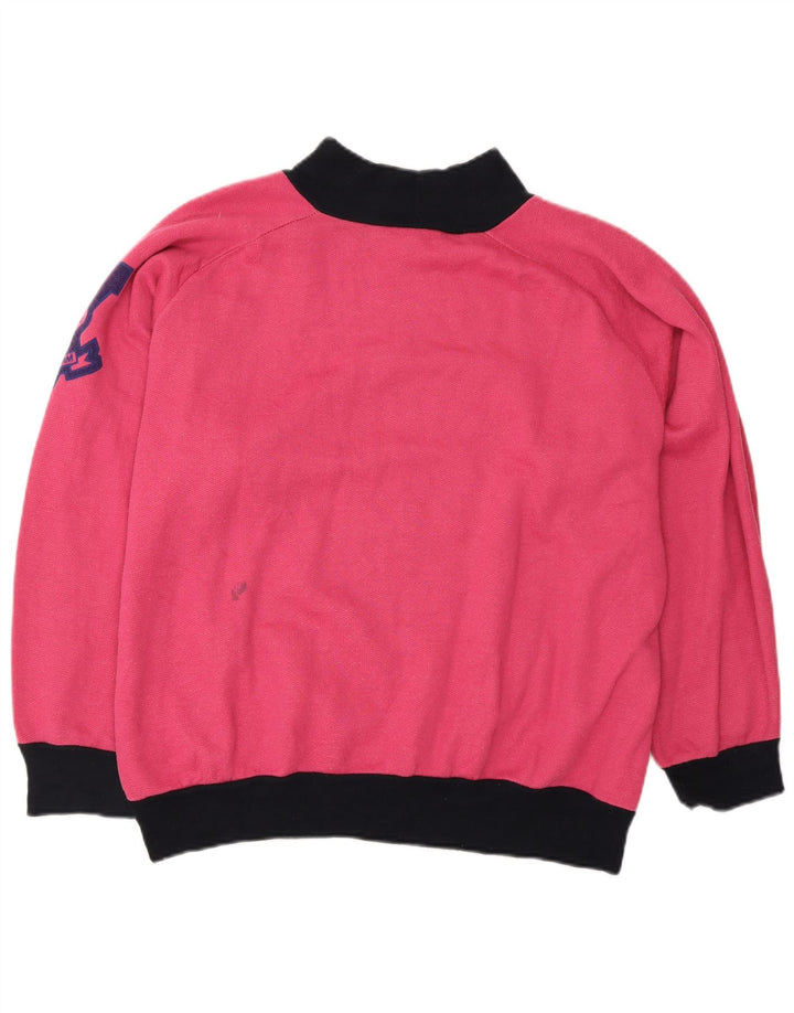 FOXHOUND Dame grafisk sweatshirt Jumper UK 16 Large Pink