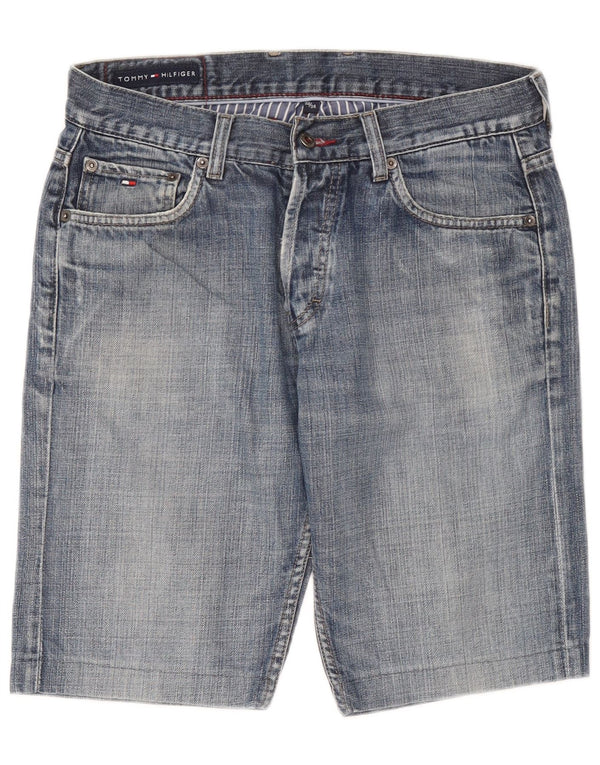 Tommy Hilfiger Herre Denim Shorts W32 Medium Blue Bomuld