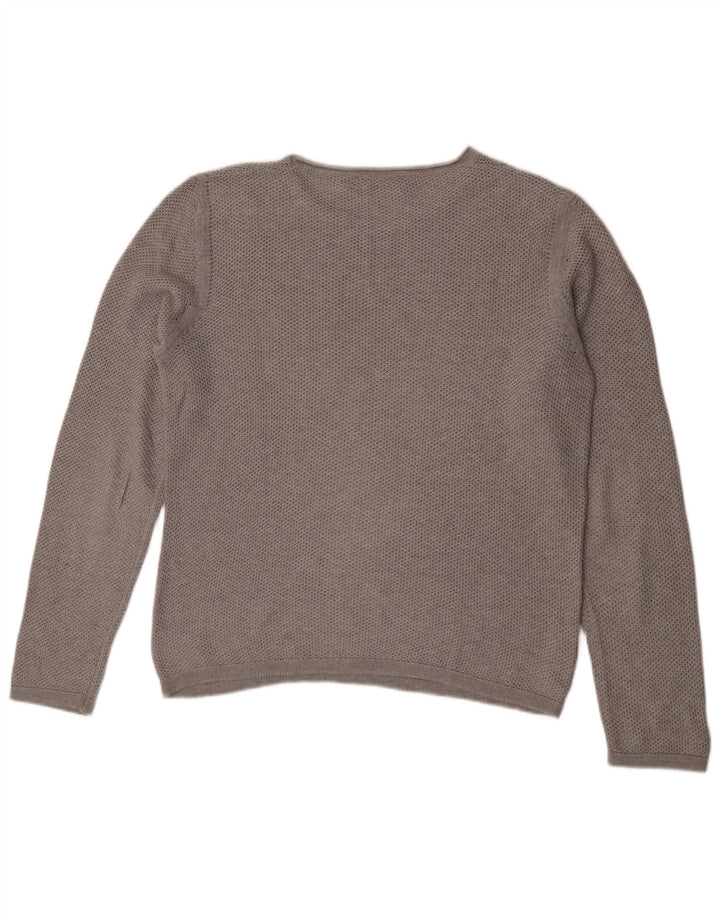 Fred Perry Herre Boat Neck Jumper Sweater XL Grå Bomuld