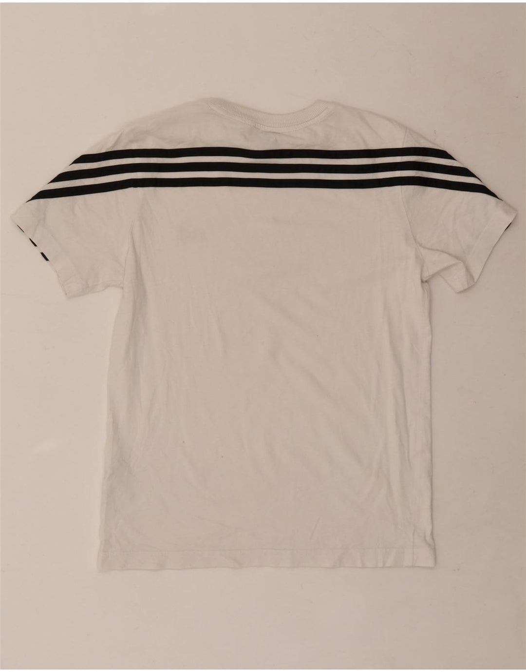 Adidas Boys T-Shirt Top 11-12 år Hvid Bomuld