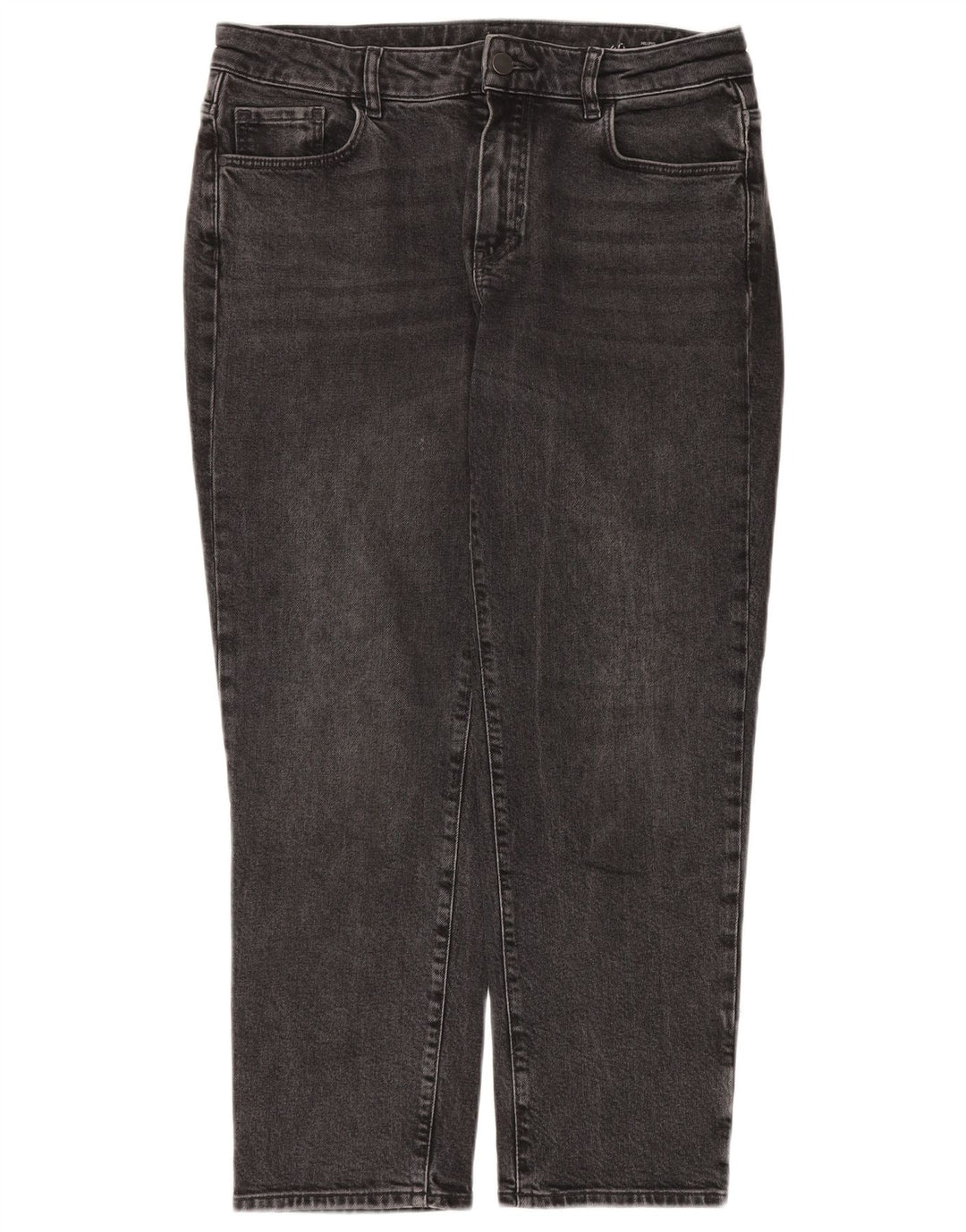 Massimo Dutti Dame Mid Rise Slim Tapered Jeans EU 40 Medium W30 L28 Grå