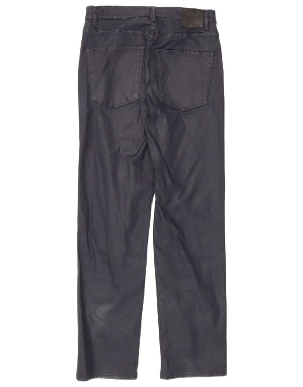 Massimo Dutti lige voksede fritidsbukser til kvinder EU 36 XS W26 L27 Navy B