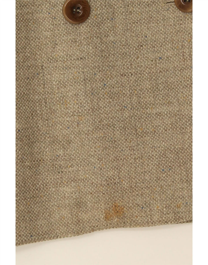 Escada Dame Dobbeltradet Blazer Jakke EU 44 XL Grå Uld