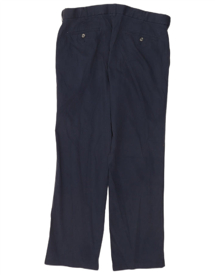 MARKS & SPENCER Herre Blue Harbor Chinobukser W36 L31 Marineblå