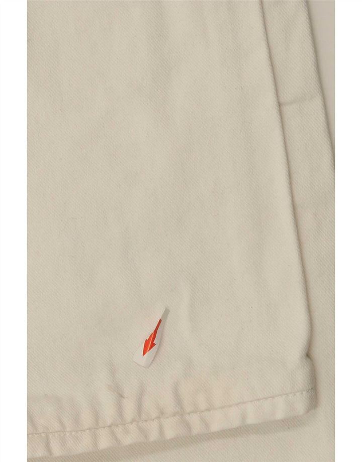 Dondup Dame Straight Jeans W32 L29 Hvid Bomuld