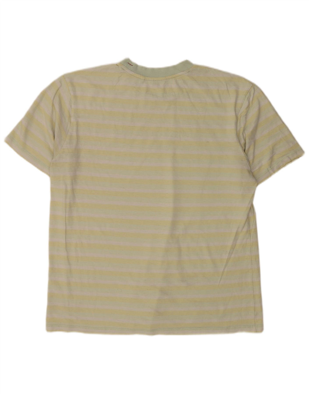 Guess Herre Grafisk T-Shirt Top Stor Gul Stribet