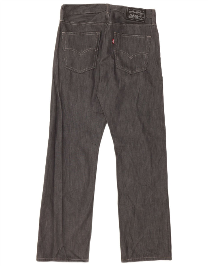 LEVI'S Straight jeans til mænd W32 L32 Grå bomuld