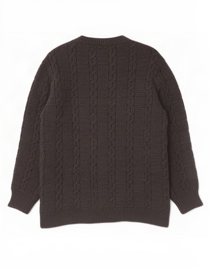 Dunnes Stores Herre Boat Neck Jumper Sweater Stor Grå Uld