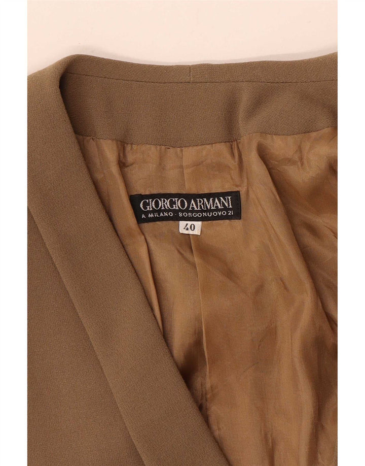 Giorgio Armani Dame Blazer Jakke EU 40 Medium Beige