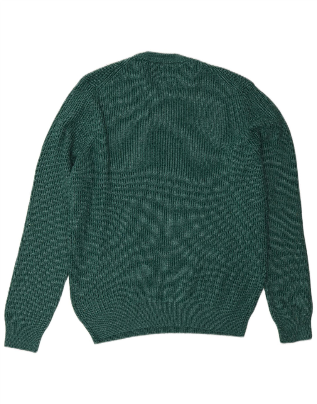 Marks & Spencer Herre sweater med rund hals, mellemgrøn polyester
