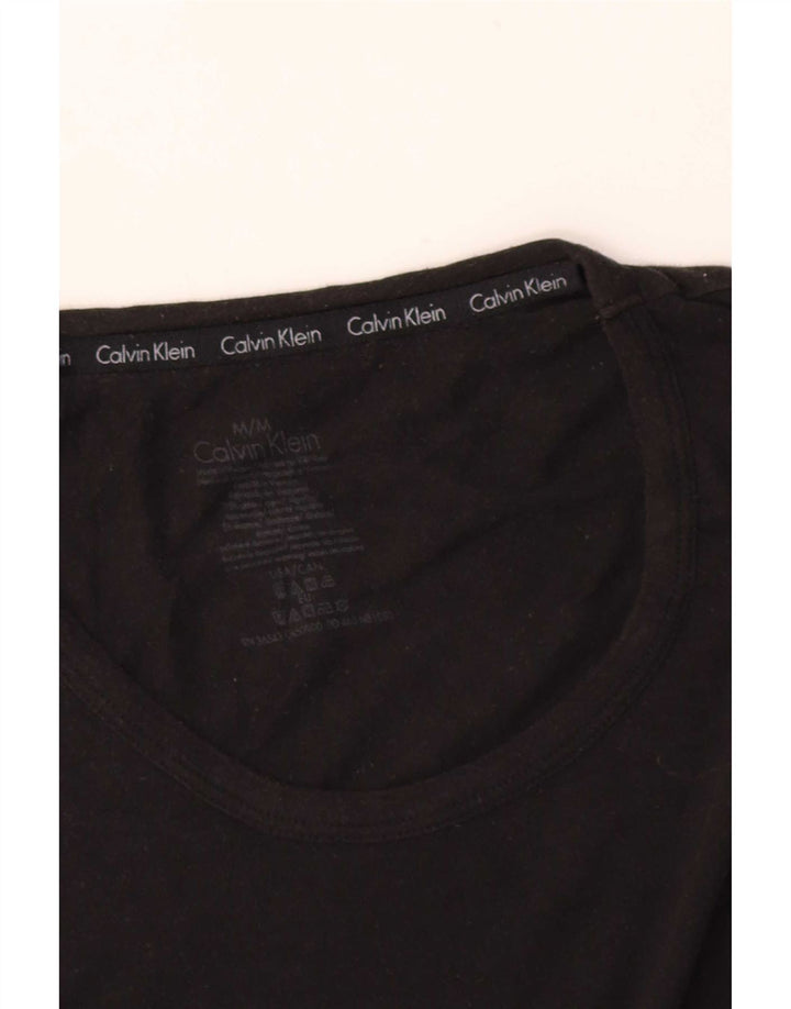 Calvin Klein Herre T-Shirt Top Medium Sort
