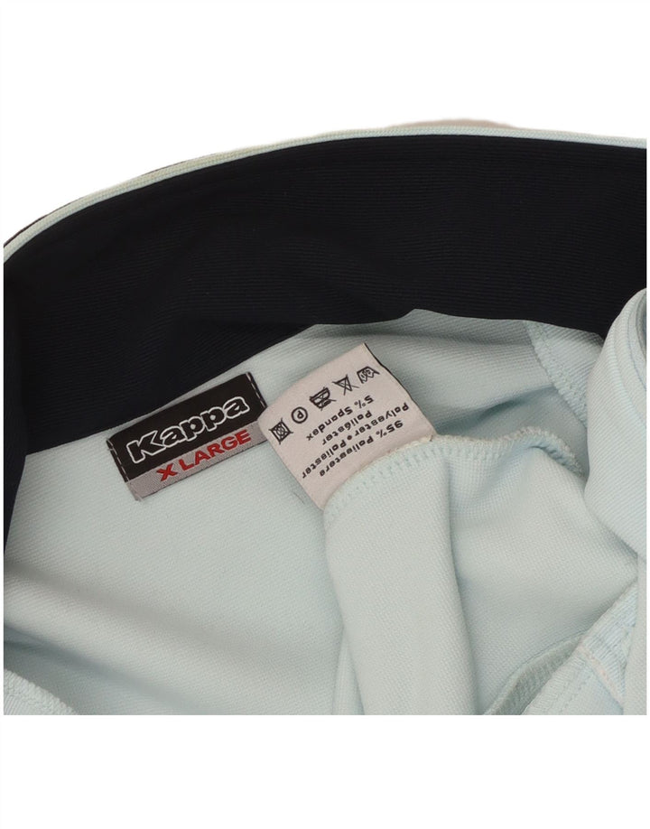 KAPPA træningsdragt topjakke til kvinder UK 18 XL Blå Colourblock Polyester