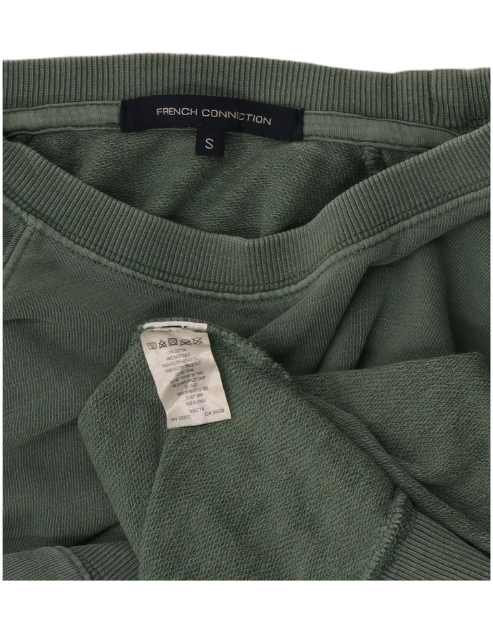 French Connection Dame sweatshirt med 3/4 ærmer UK 10 Lille grøn