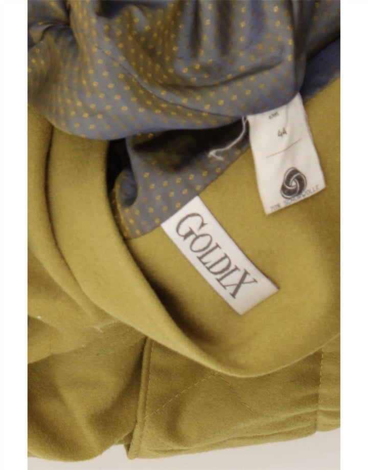 Goldix Dame Oversized Overfrakke IT 44 Medium Green Virgin Wool