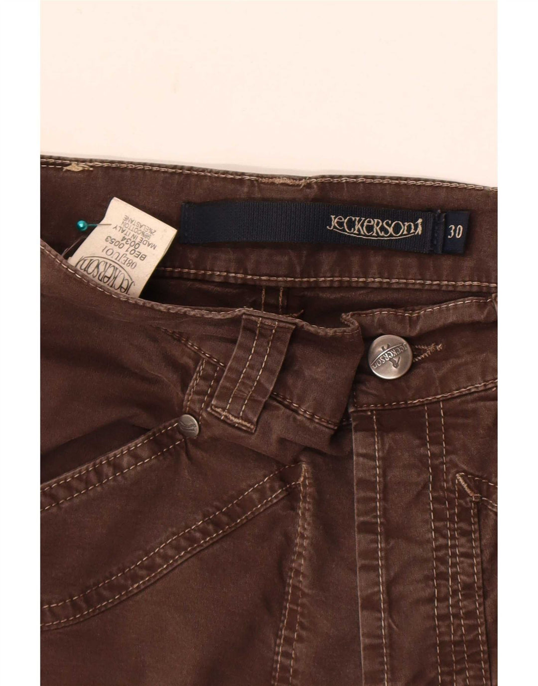 Jeckerson Herre Bermuda Shorts W30 Medium Brun Bomuld